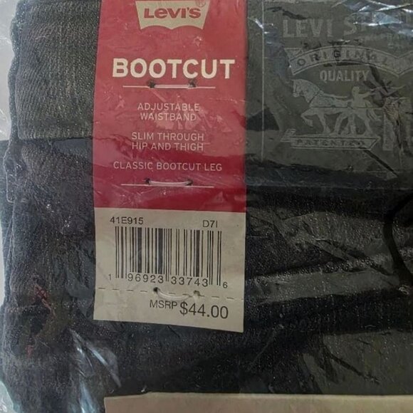 Girls 7-16 Levi's® Classic Bootcut Jeans Color: Washed Black Size: 10 - Picture 4 of 4